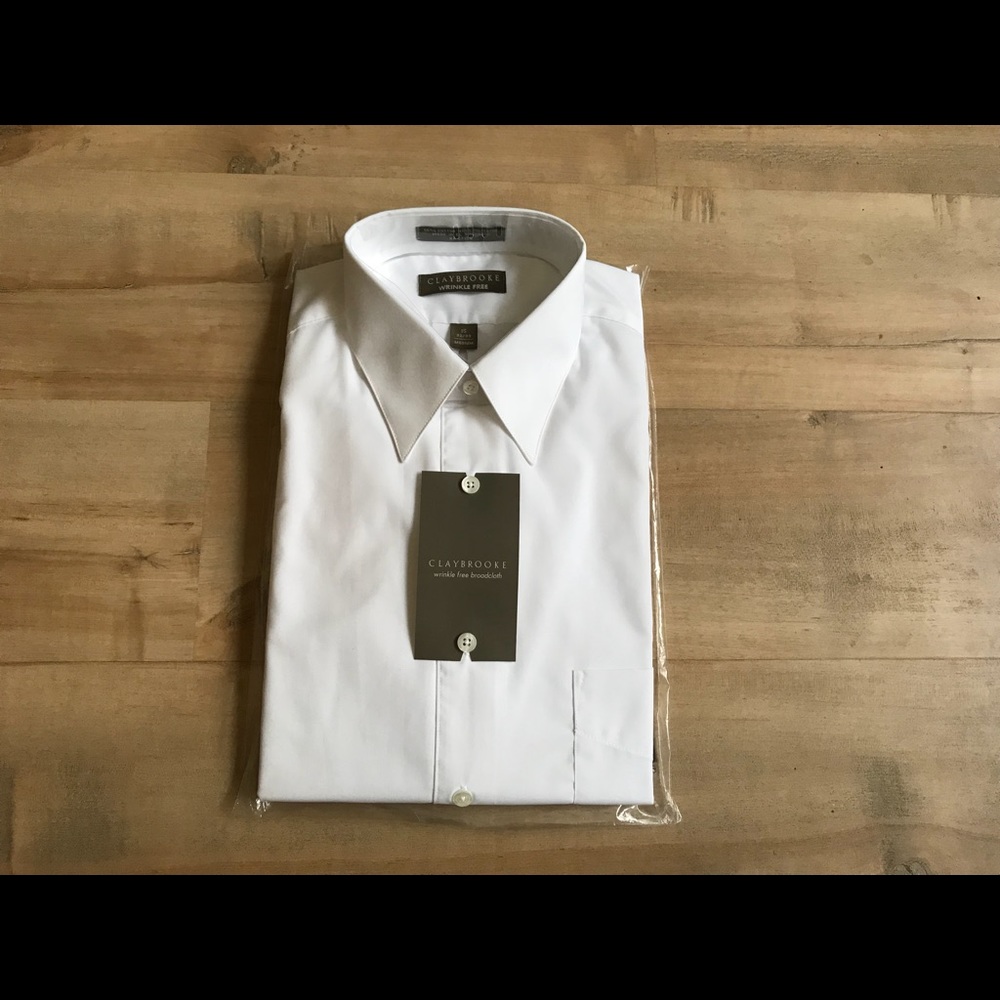 NWT Claybrooke Wrinkle Free Broadcloth